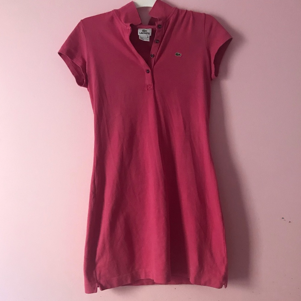 Juniors Lacoste T-Shirt Dress.